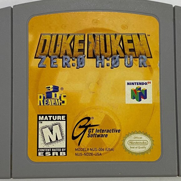 Duke Nukem Zero Hour N64 Video Game Nintendo 64 M Mature Cartridge Only - Picture 2 of 7